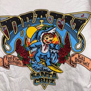 SANTA CRUZ-KILL YOURSELF DRAIN BAND T-shirt